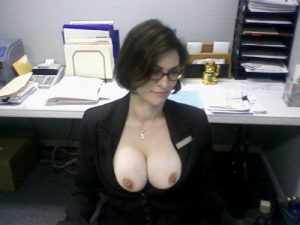 mature-milf-flashes-boob-at-work